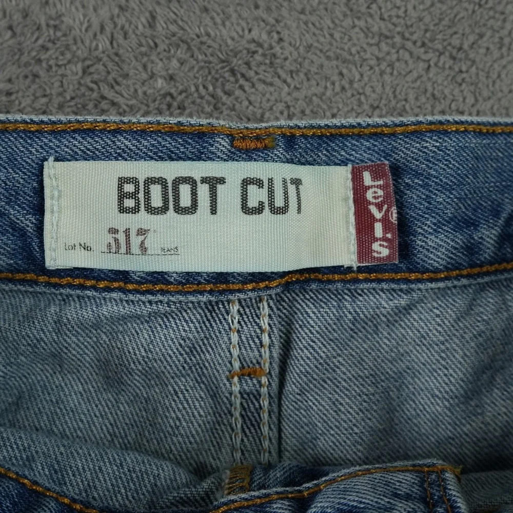 Levi's 517‎ Jeans Mens Fits 34x32 Blue Boot Cut Medium Wash Denim Pants Y2K